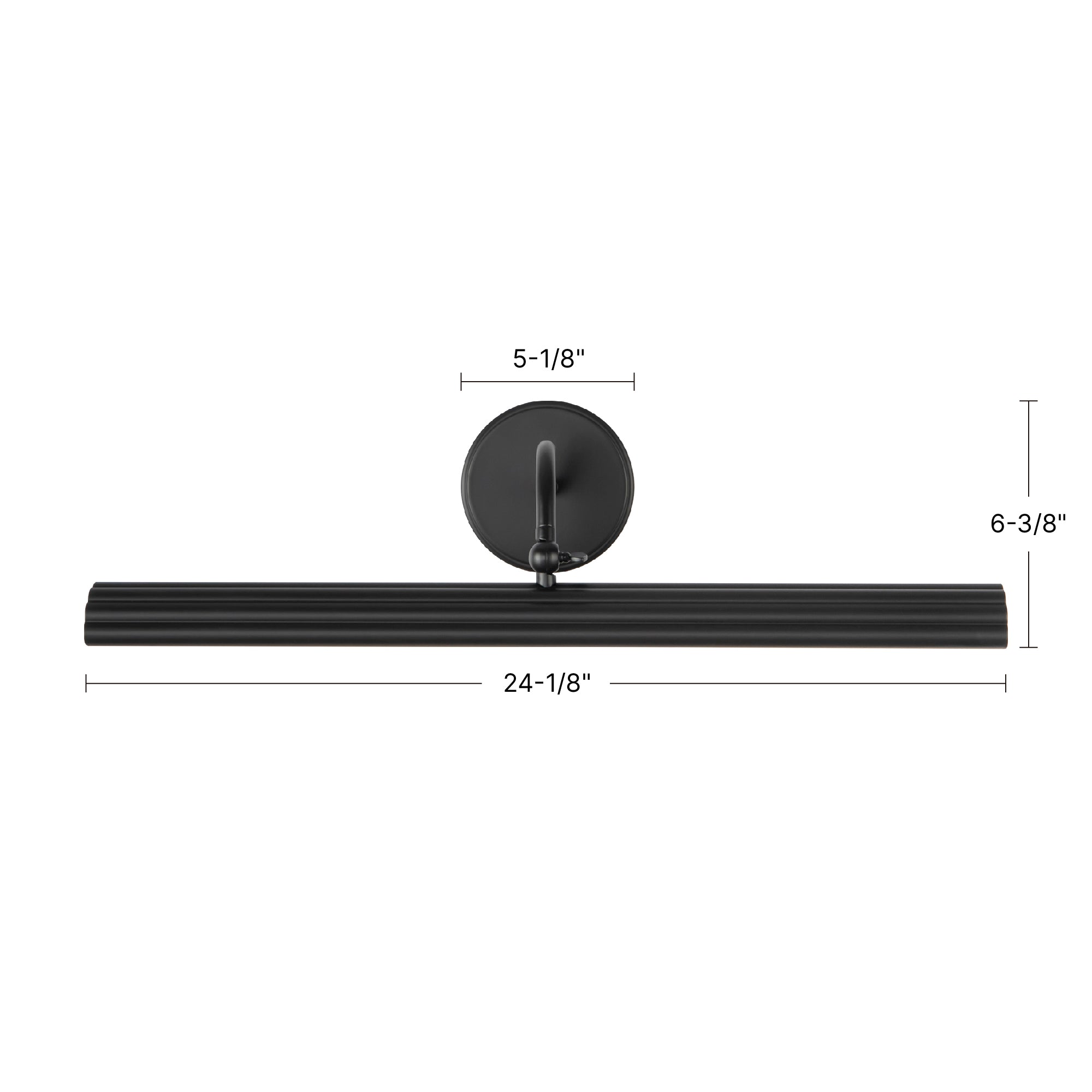 Dottie 24-in Aluminum Steel Acrylic Picture Light