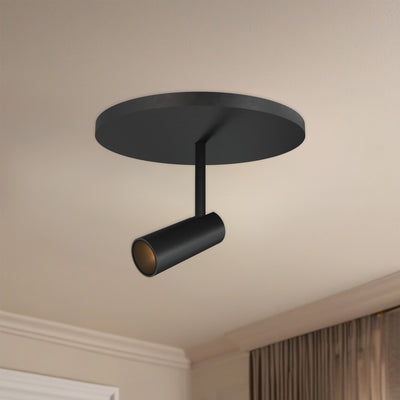 Downey 2-in Aluminum Semi-Flush Mount