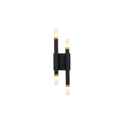 Draven 5-in Aluminum Acrylic Wall Sconce
