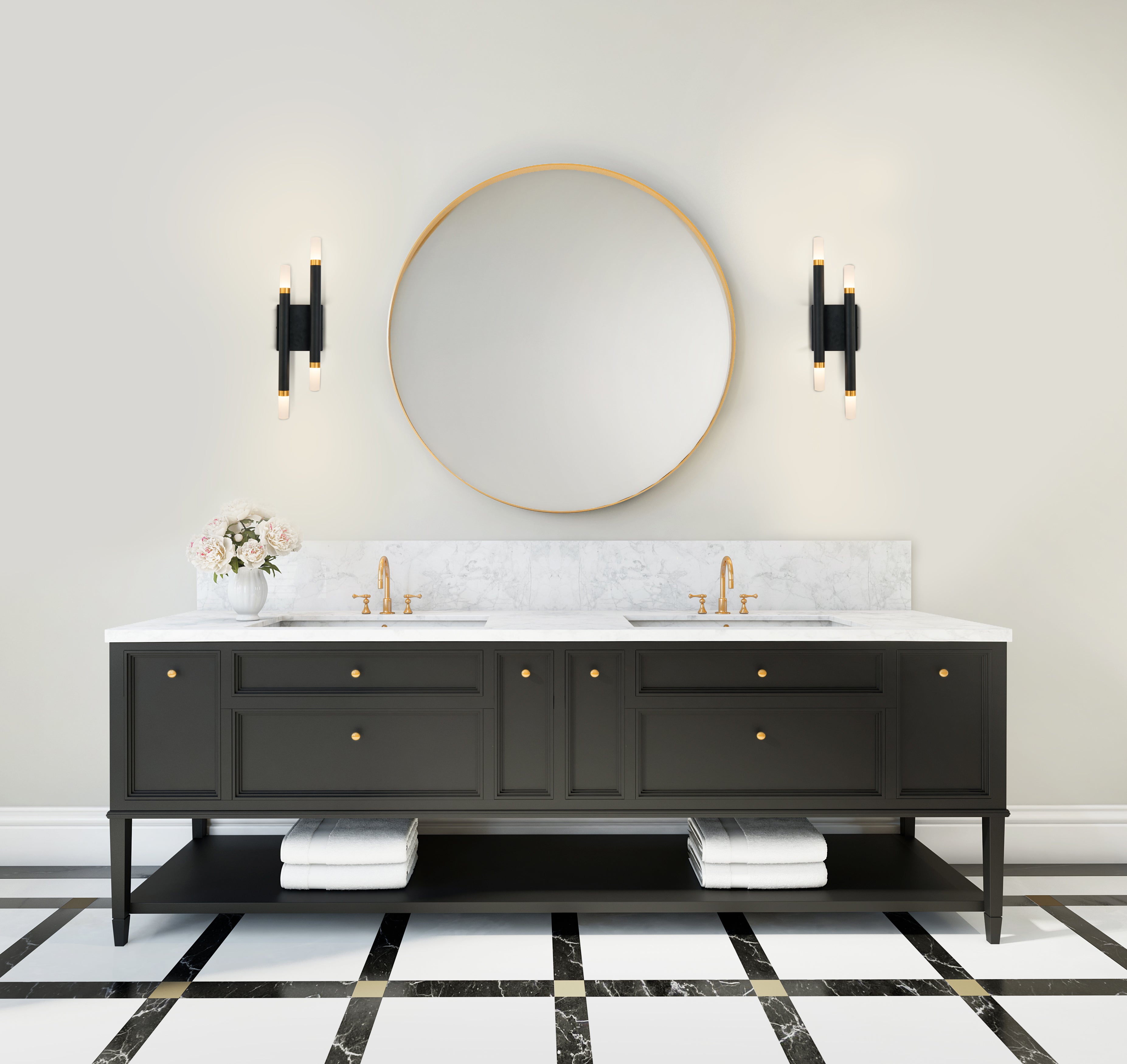 Draven 5-in Aluminum Acrylic Wall Sconce