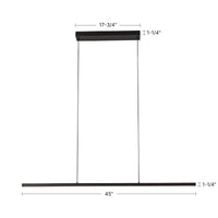 Drift 45-in Aluminum Linear Pendant
