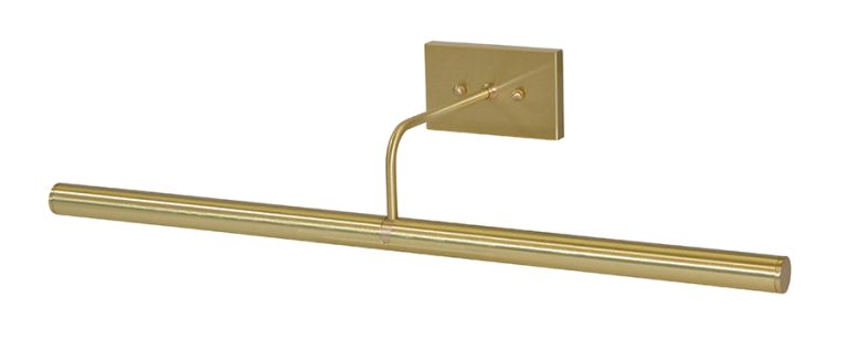 24-inch Slim-Line Satin Brass Direct Wire Picture Light