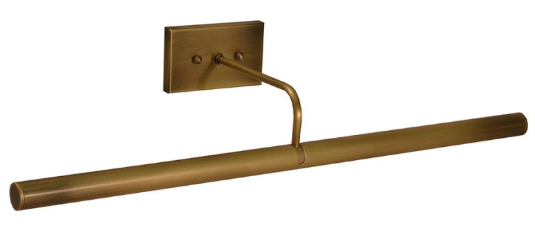24-inch Slim-Line Antique Brass Direct Wire Picture Light