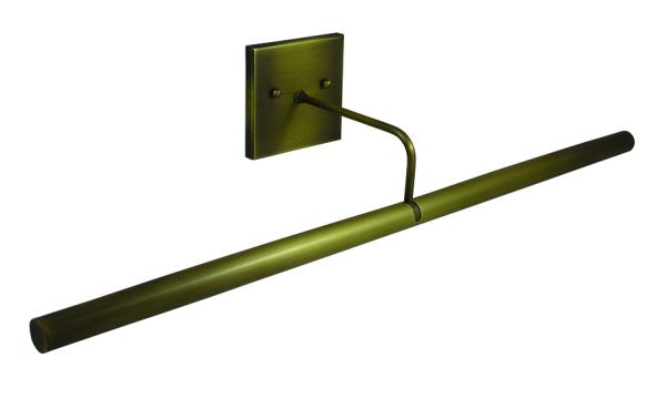 28-inch Slim-Line Antique Brass Direct Wire Picture Light