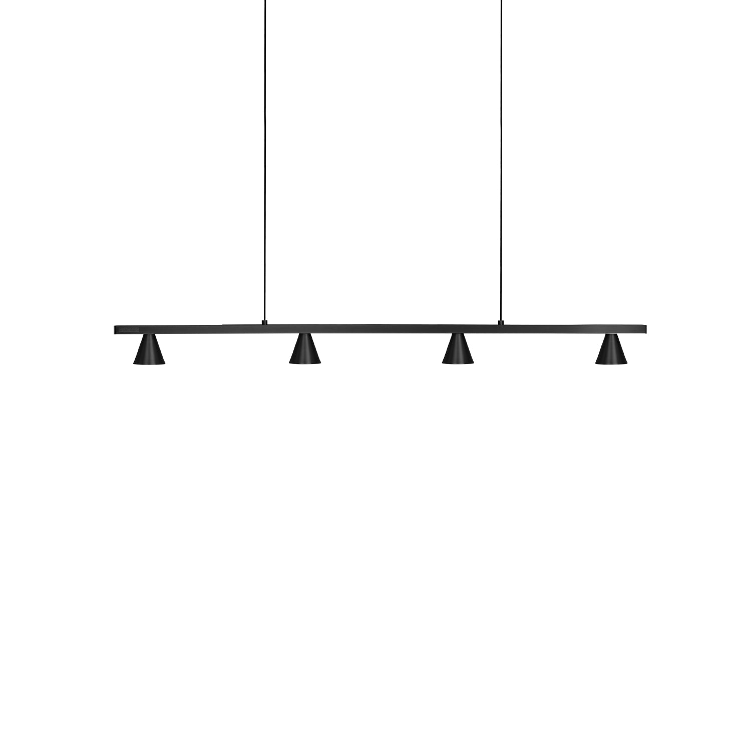 Dune 37-in Aluminum Linear Pendant