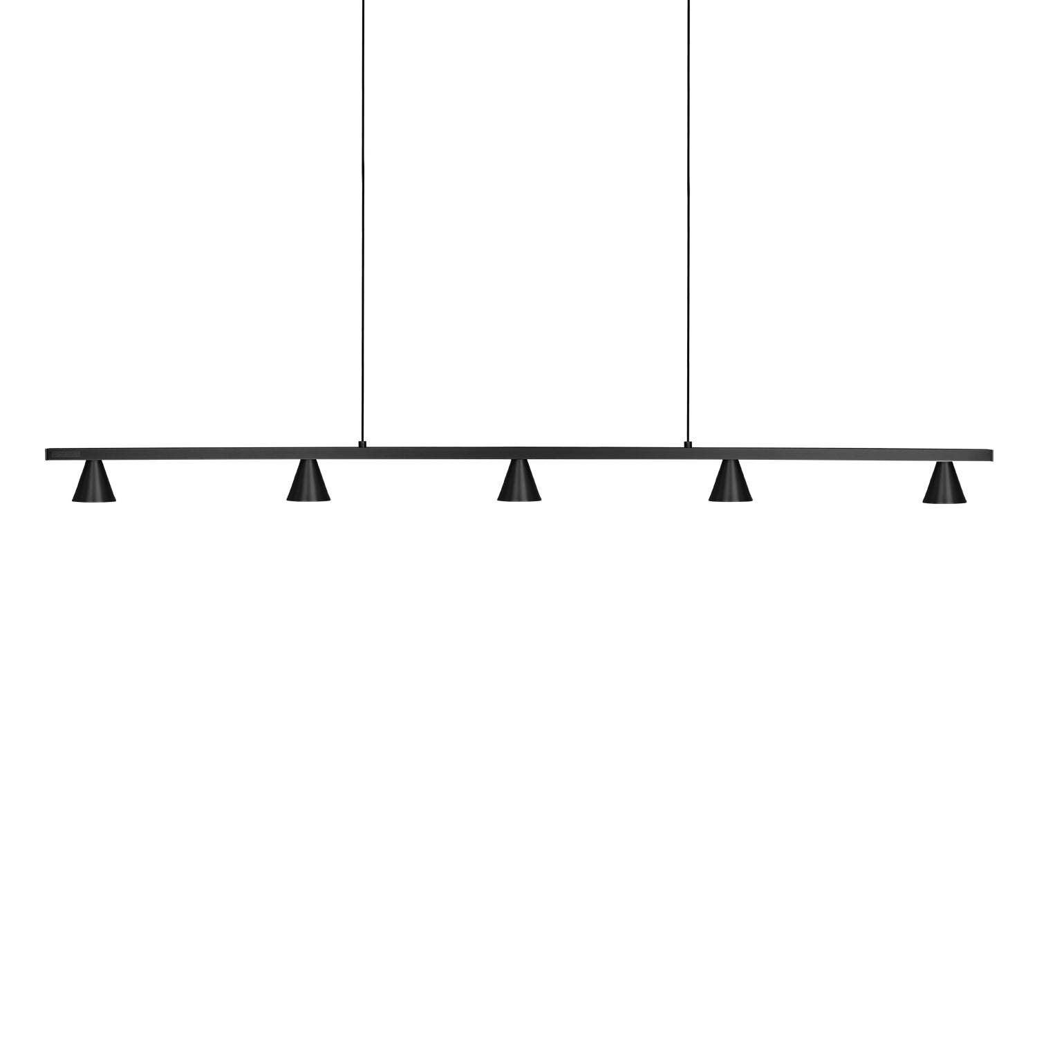 Dune 47-in Aluminum Linear Pendant