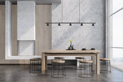 Dune 47-in Aluminum Linear Pendant