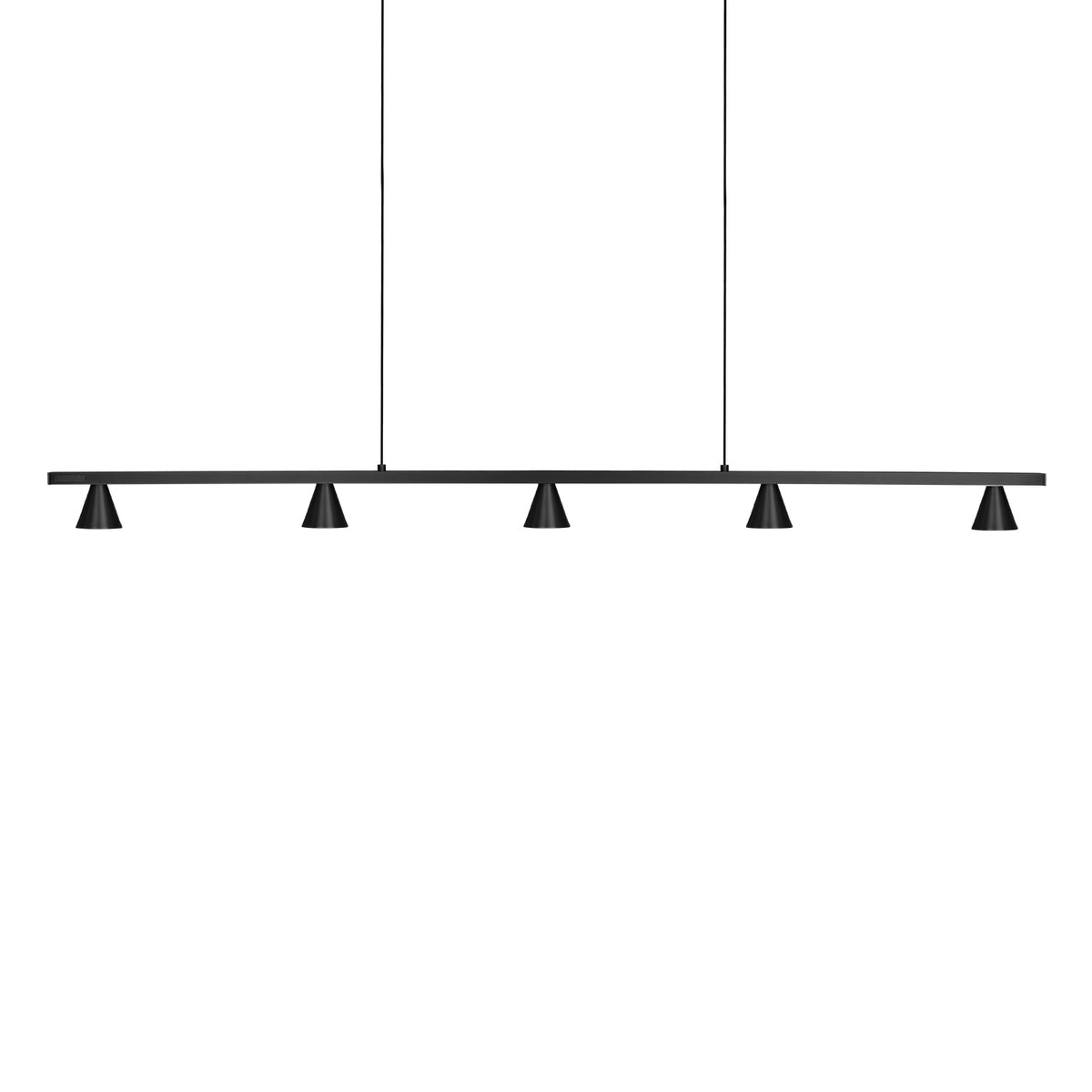 Dune 47-in Aluminum Linear Pendant