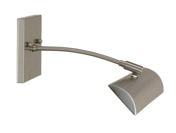 12-inch Zenith Satin Nickel Plug-In Picture Light