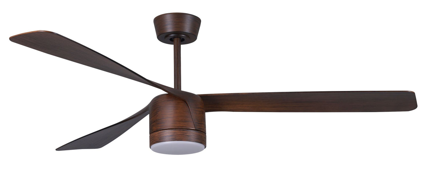 56 Inch 1 Light LED Indoor Outdoor DC Fan in Dark Koa with Remote