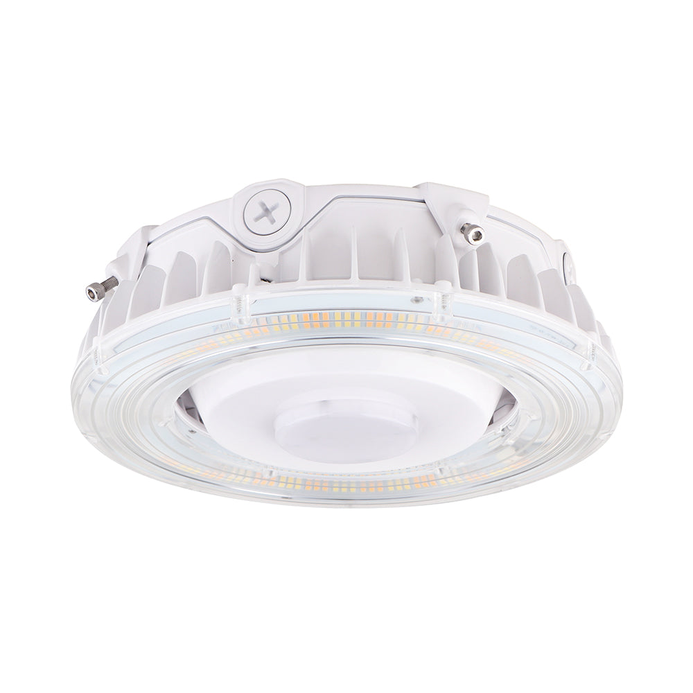Commercial LED 100-Watt Round Canopy Light 3 Color Selectable