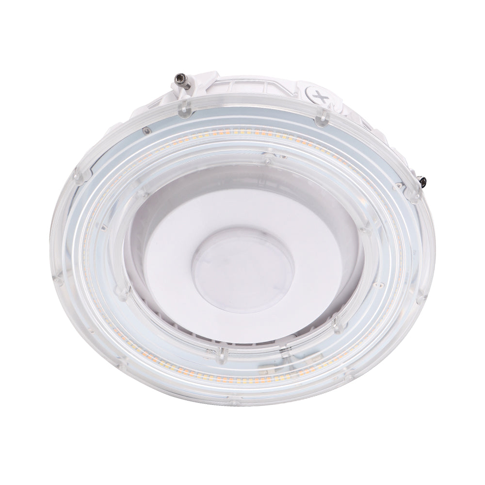 Commercial LED 100-Watt Round Canopy Light 3 Color Selectable