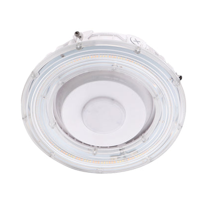 Commercial LED 100-Watt Round Canopy Light 3 Color Selectable