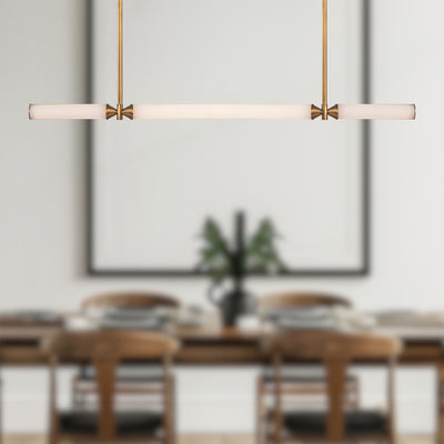 Edwin 48-in Steel Linear Pendant