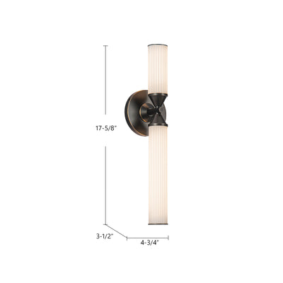 Edwin 18-in Steel Vanity Light