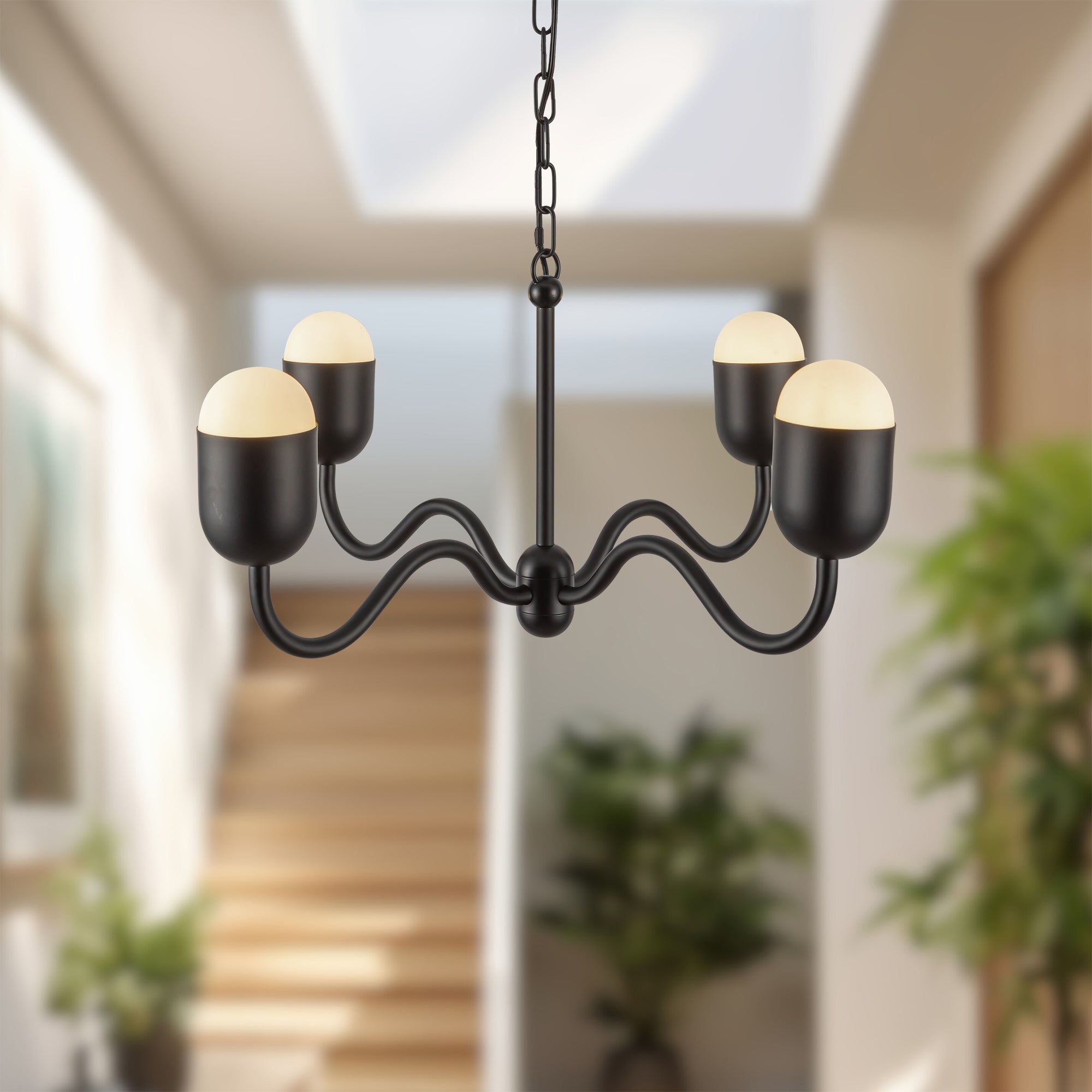 Effie 27-in Aluminum Chandelier