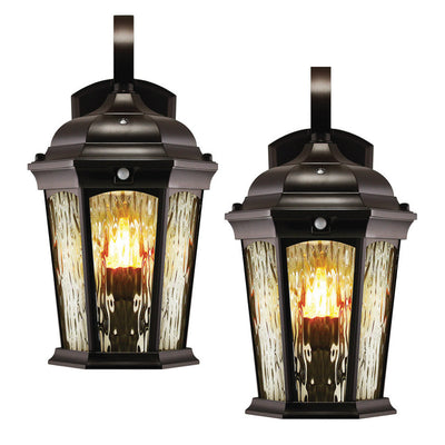 LED Flickering Flame Lantern Decorative Fixture