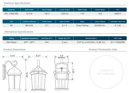 LED Flickering Flame Lantern with Motion Sensor