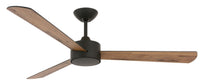 52 Inch DC Bronze Fan with Reversible Koa Walnut Blades and Remote