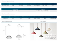 Artisan Concrete Summit Mountain Pendant Light Fixture Olive Green