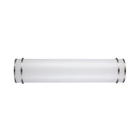 Residential LED Vanity Light 28W 2ft 5-Color Selectable Brushed Nickel