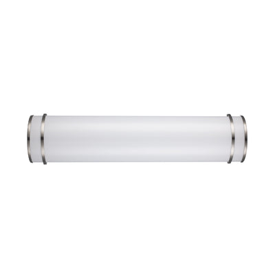 Residential LED Vanity Light 28W 2ft 5-Color Selectable Brushed Nickel