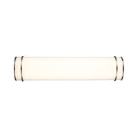 Residential LED Vanity Light 28W 2ft 5-Color Selectable Brushed Nickel