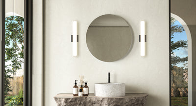 Residential LED Vanity Light 24W 2ft 5-Color Selectable Dimmable