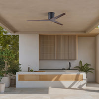 56-Inch Hugger Eliza 3-Blade Flush Mount Ceiling Fan Without Light Kit