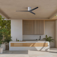56-Inch Hugger Eliza 3-Blade Flush Mount Ceiling Fan Without Light Kit
