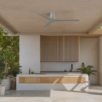 56-Inch Hugger Eliza 3-Blade Flush Mount Ceiling Fan Without Light Kit