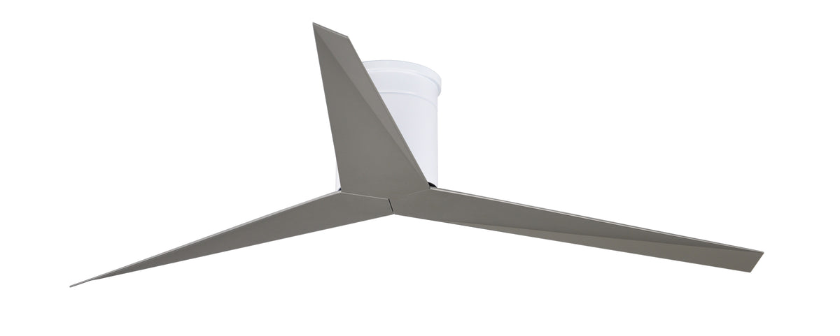 56-Inch Hugger Eliza 3-Blade Flush Mount Ceiling Fan Without Light Kit