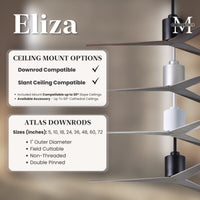 56-Inch Eliza 3-Blade Ceiling Fan Without Light Kit