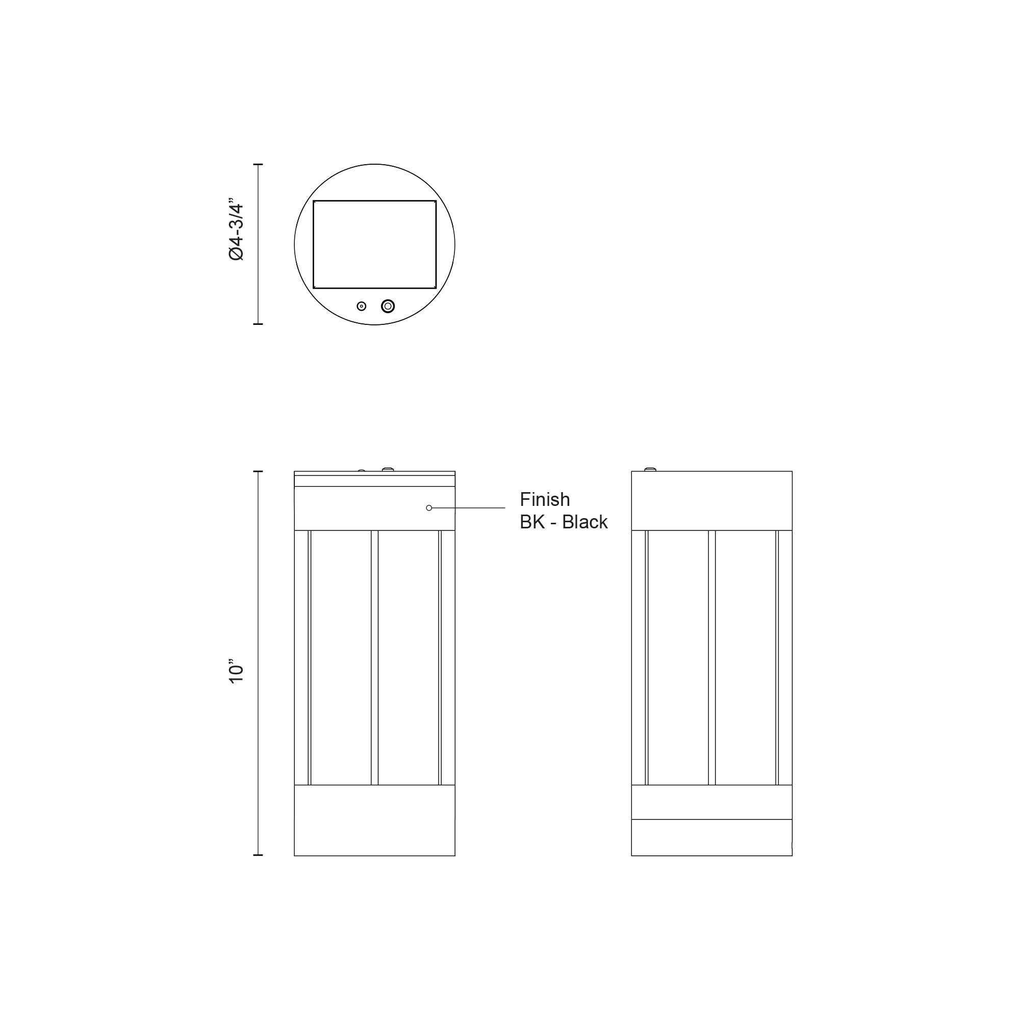 Suara 10-in Aluminum Outdoor Portable Lamp