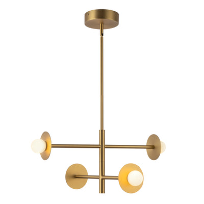 Elixir 22-in Steel Chandelier