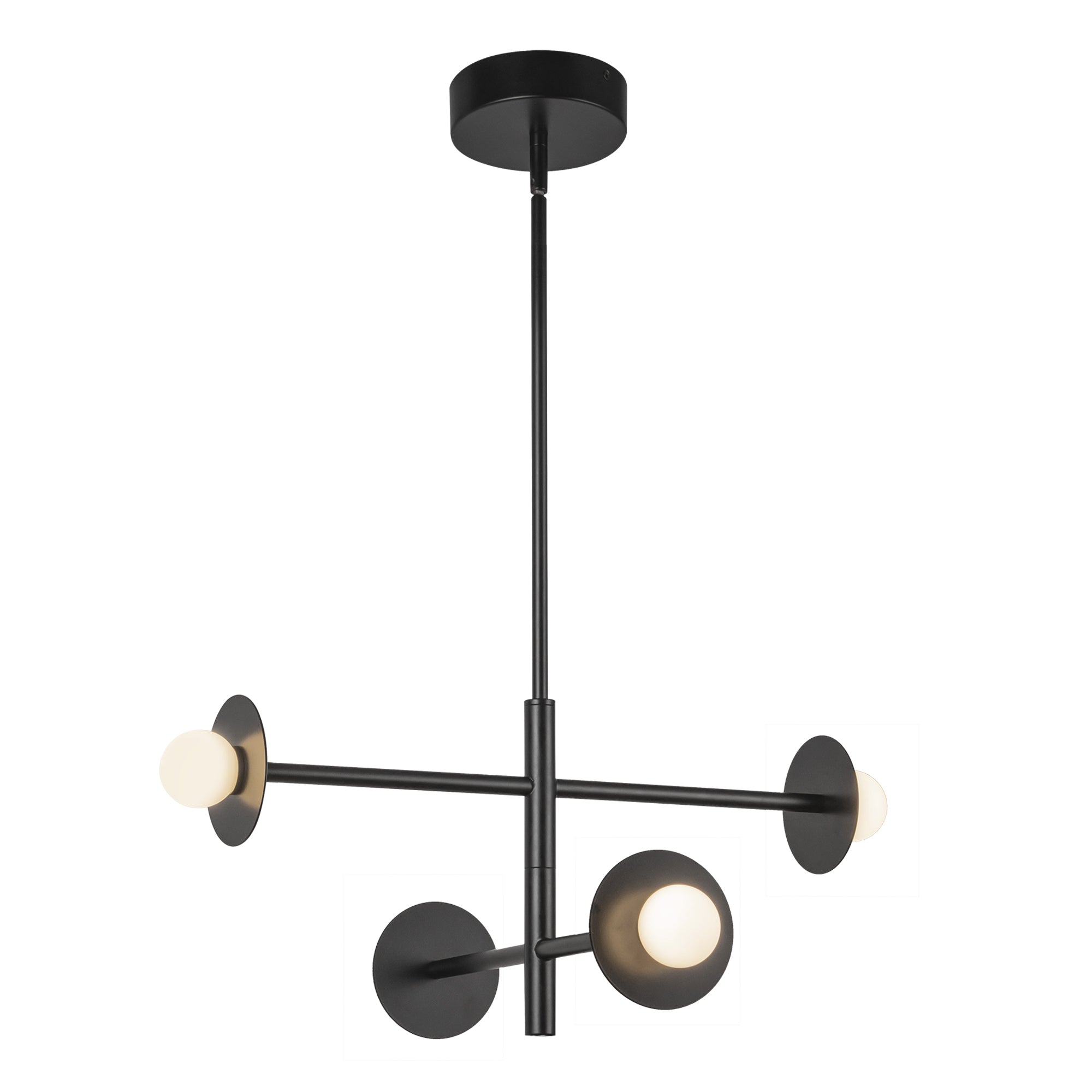 Elixir 22-in Steel Chandelier