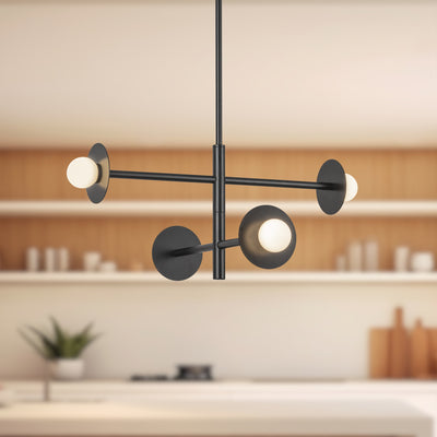 Elixir 22-in Steel Chandelier