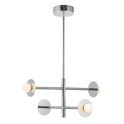 Elixir 22-in Steel Chandelier