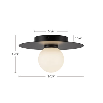 Elixir 10-in Steel Flush Mount