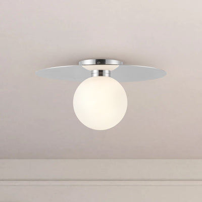 Elixir 14-in Steel Flush Mount