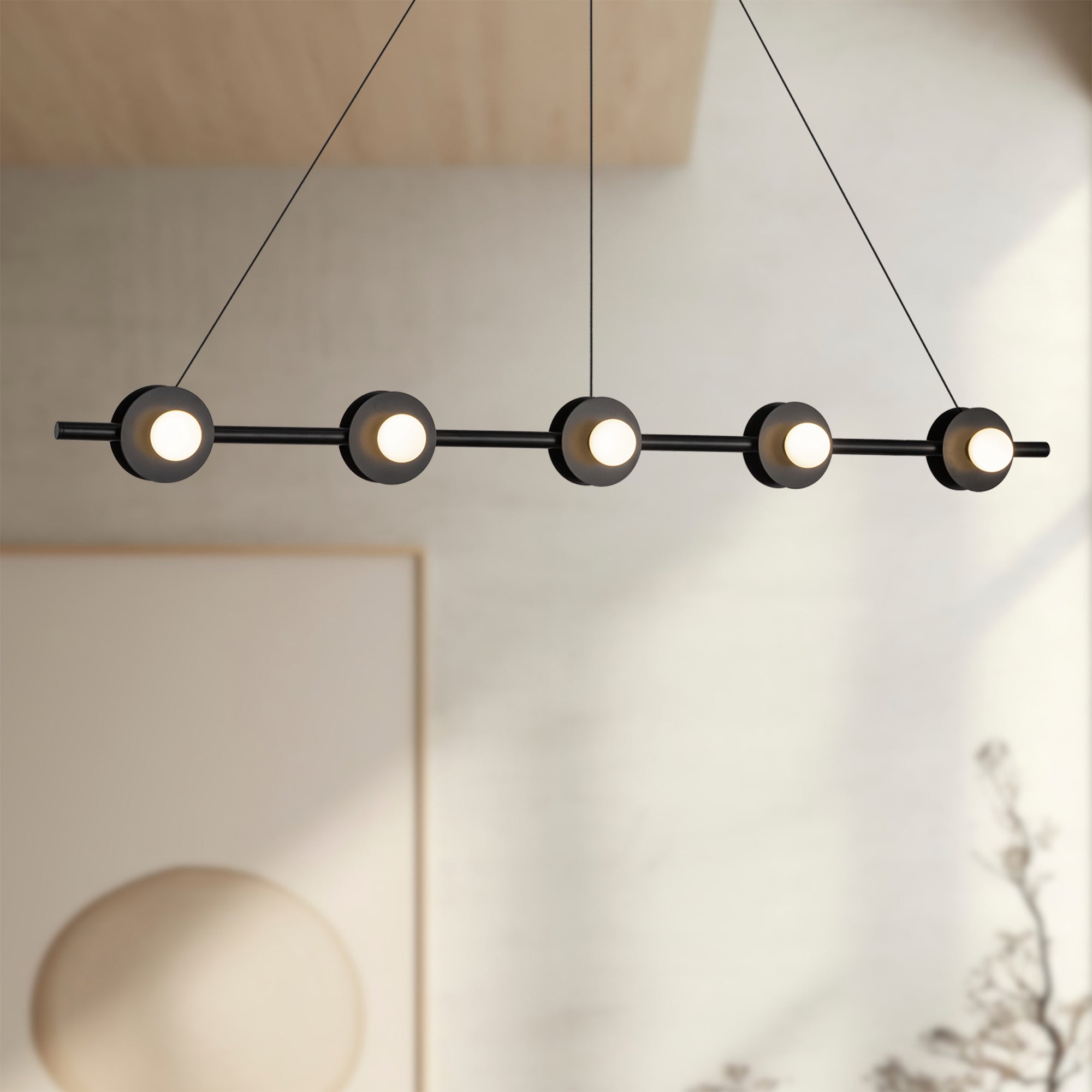 Elixir 48-in Steel Linear Pendant