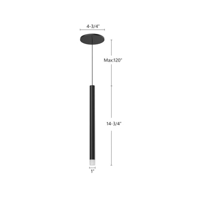 Elixir 15-in Steel Pendant