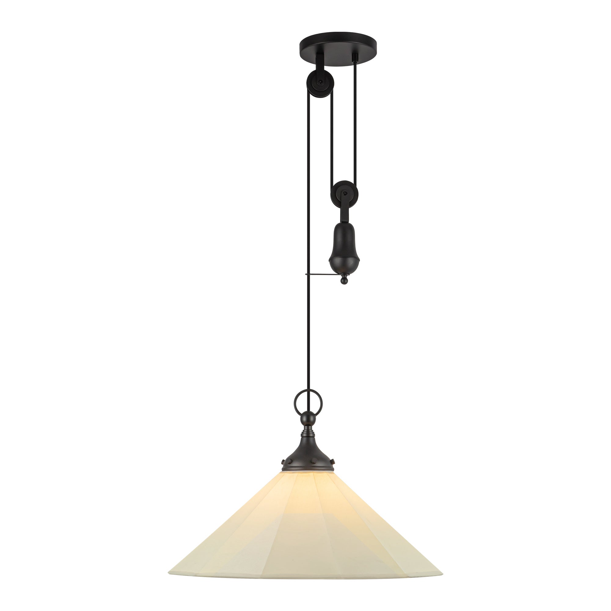 Ellen 20-in Steel Pendant