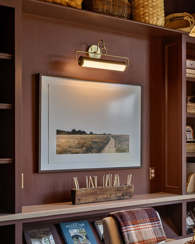 Ellen 21-in Aluminum Steel Acrylic Picture Light