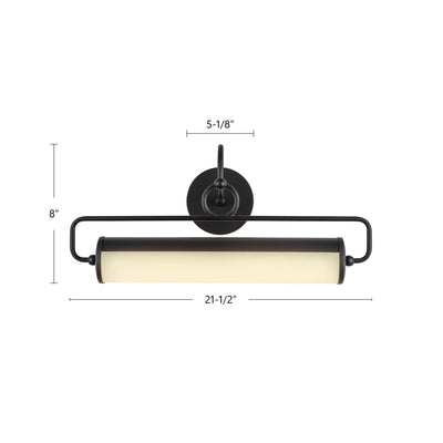 Ellen 21-in Aluminum Steel Acrylic Picture Light