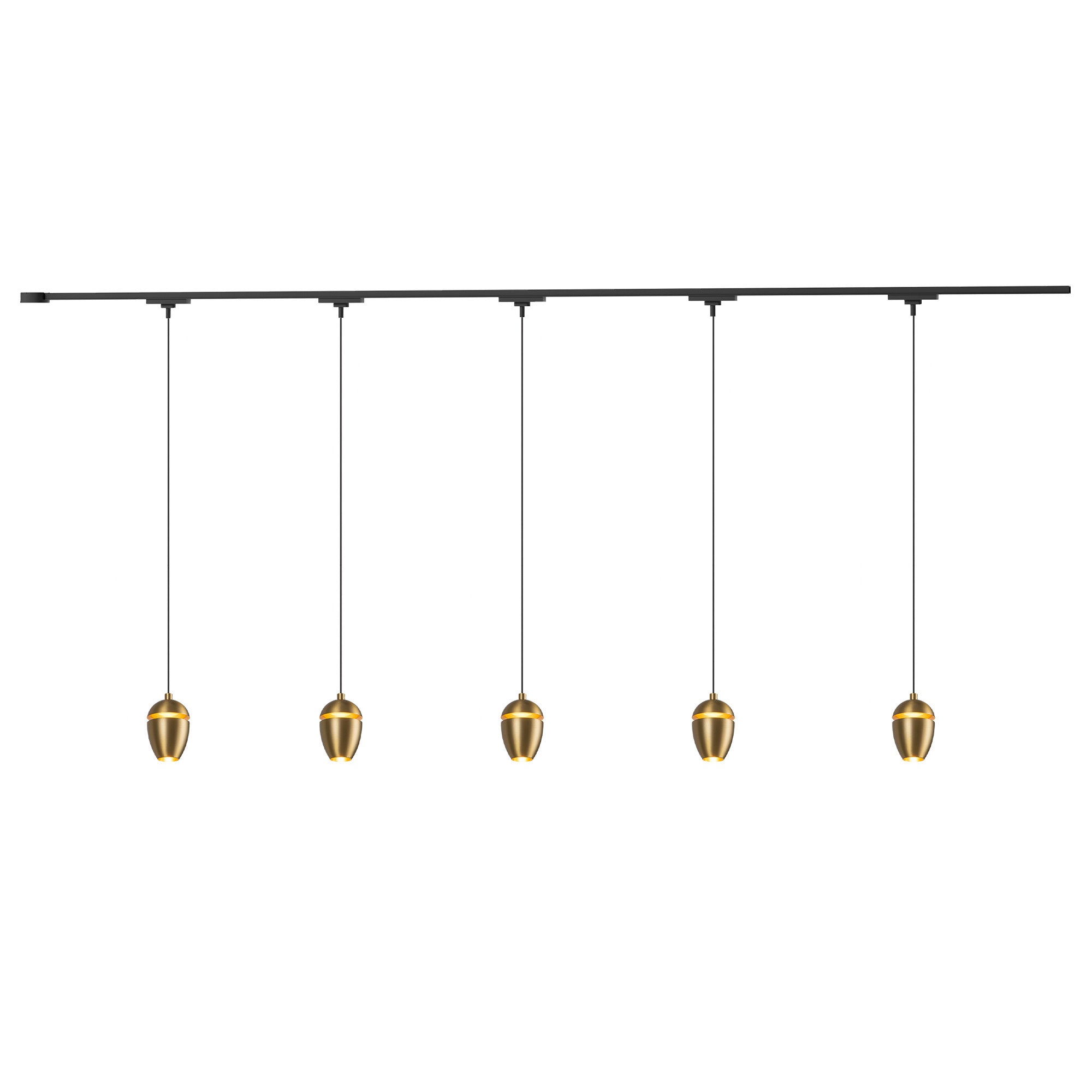 Eloa 81-in Aluminum Trilo Track Pendant