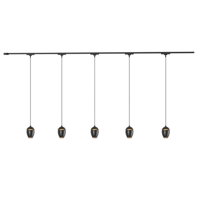 Eloa 81-in Aluminum Trilo Track Pendant