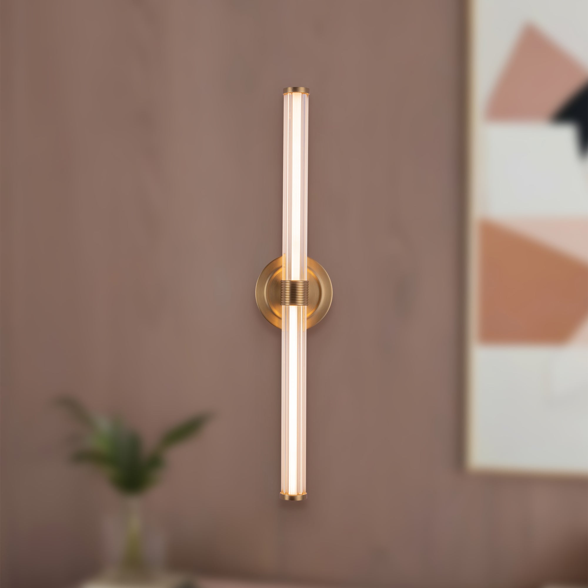 Elsie 24-in Aluminum Vanity Light