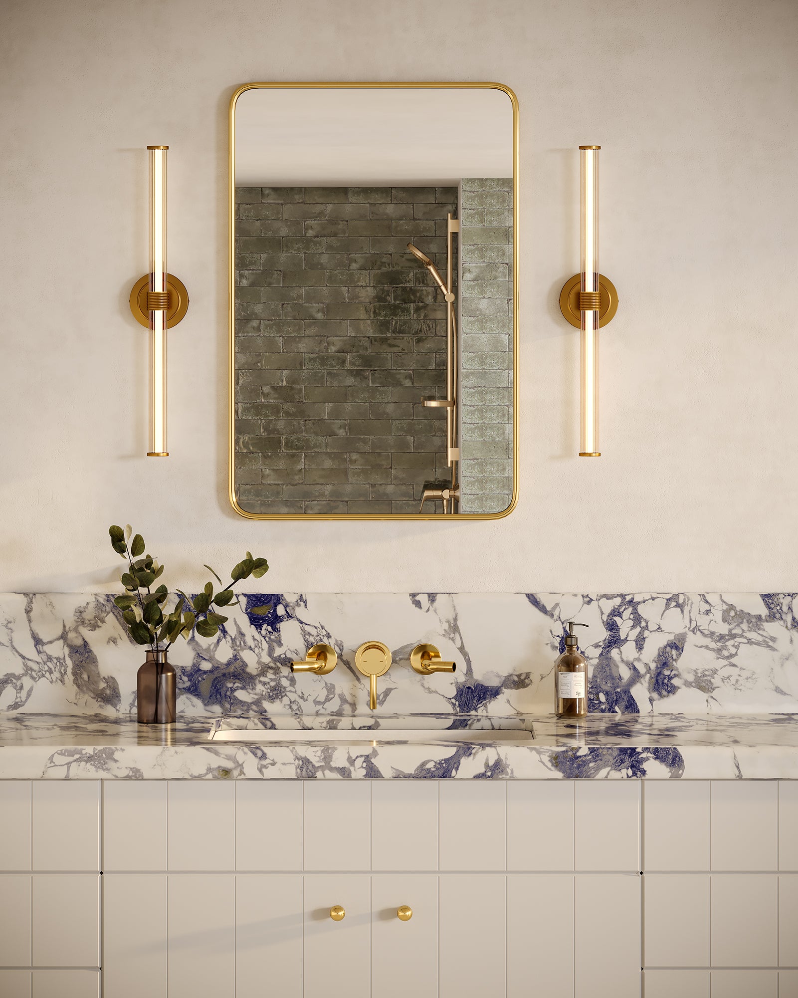 Elsie 24-in Aluminum Vanity Light