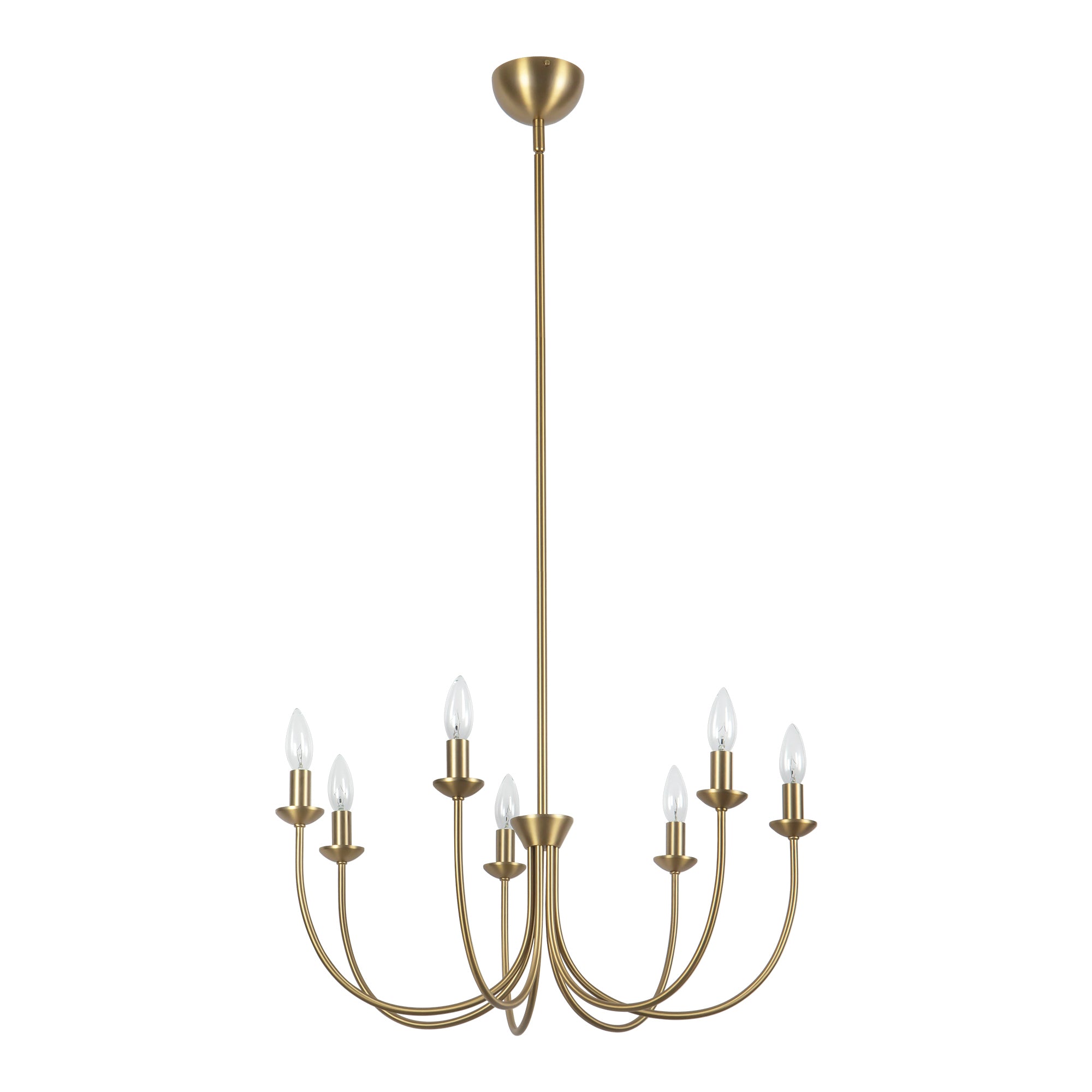 Ember 26-in Steel Chandelier